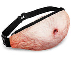 Fun Gifts, 3D Beer Belly Waist Bag, Waterproof, Unisex