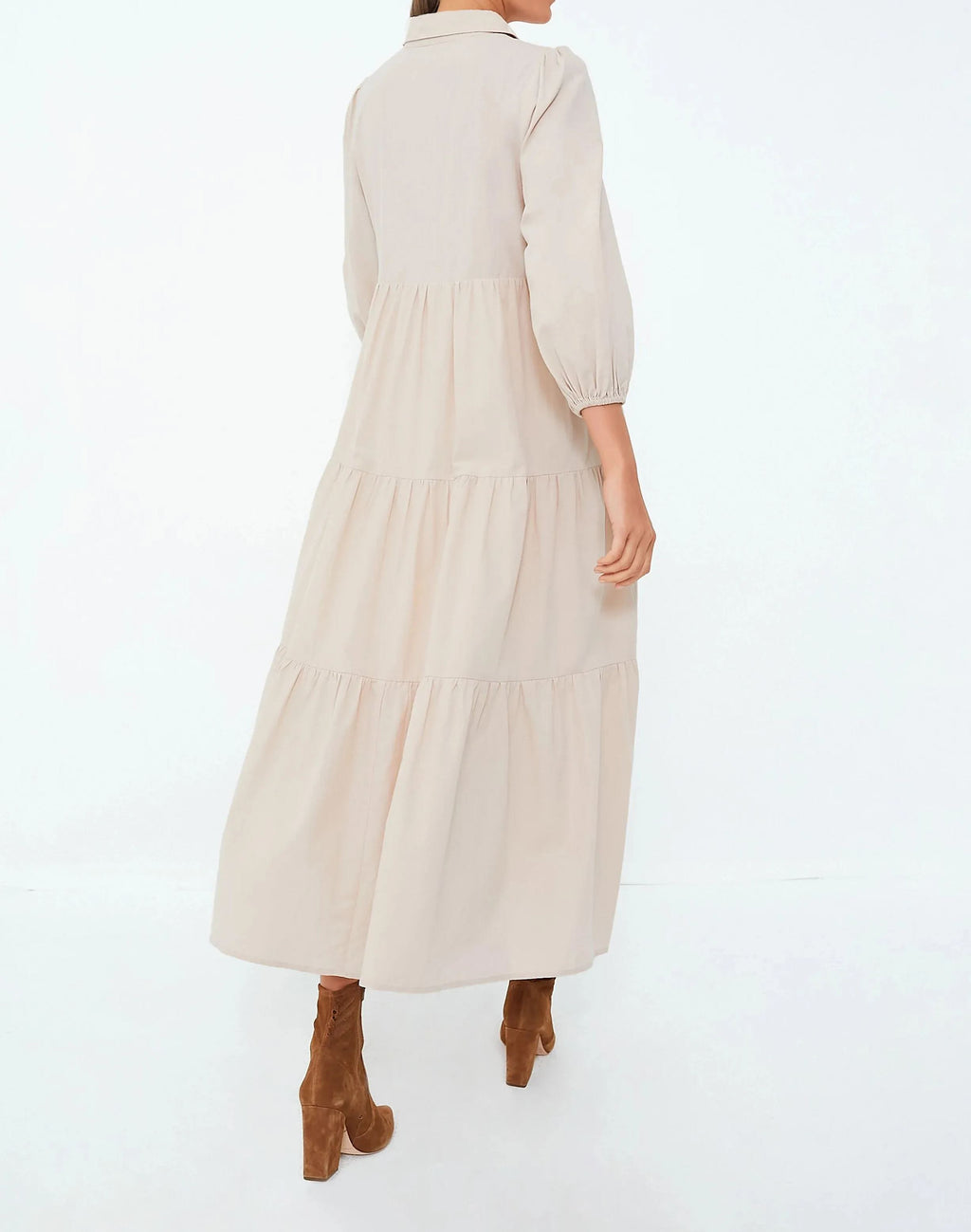 Sandstone Tiered Maxi Dress