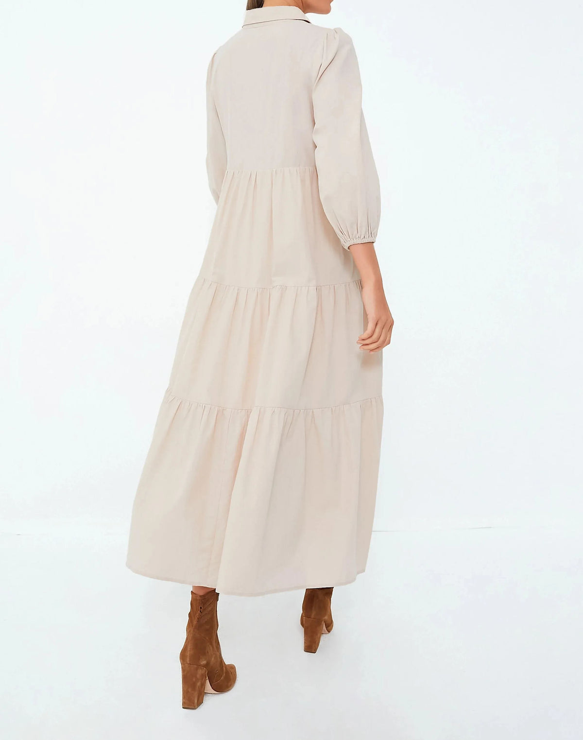 Sandstone Tiered Maxi Dress