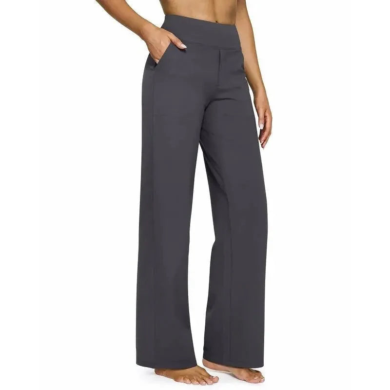 💘Women's High Waist Stretch Wide Leg Suit Pants