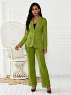 Women's Two-Piece Blazer & Suit Pants