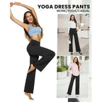 💘Women's High Waist Stretch Wide Leg Suit Pants