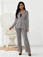 Women's Two-Piece Blazer & Suit Pants