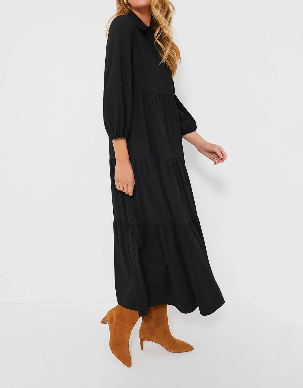 Sandstone Tiered Maxi Dress