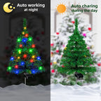 LED Solar Christmas Tree Path Lights