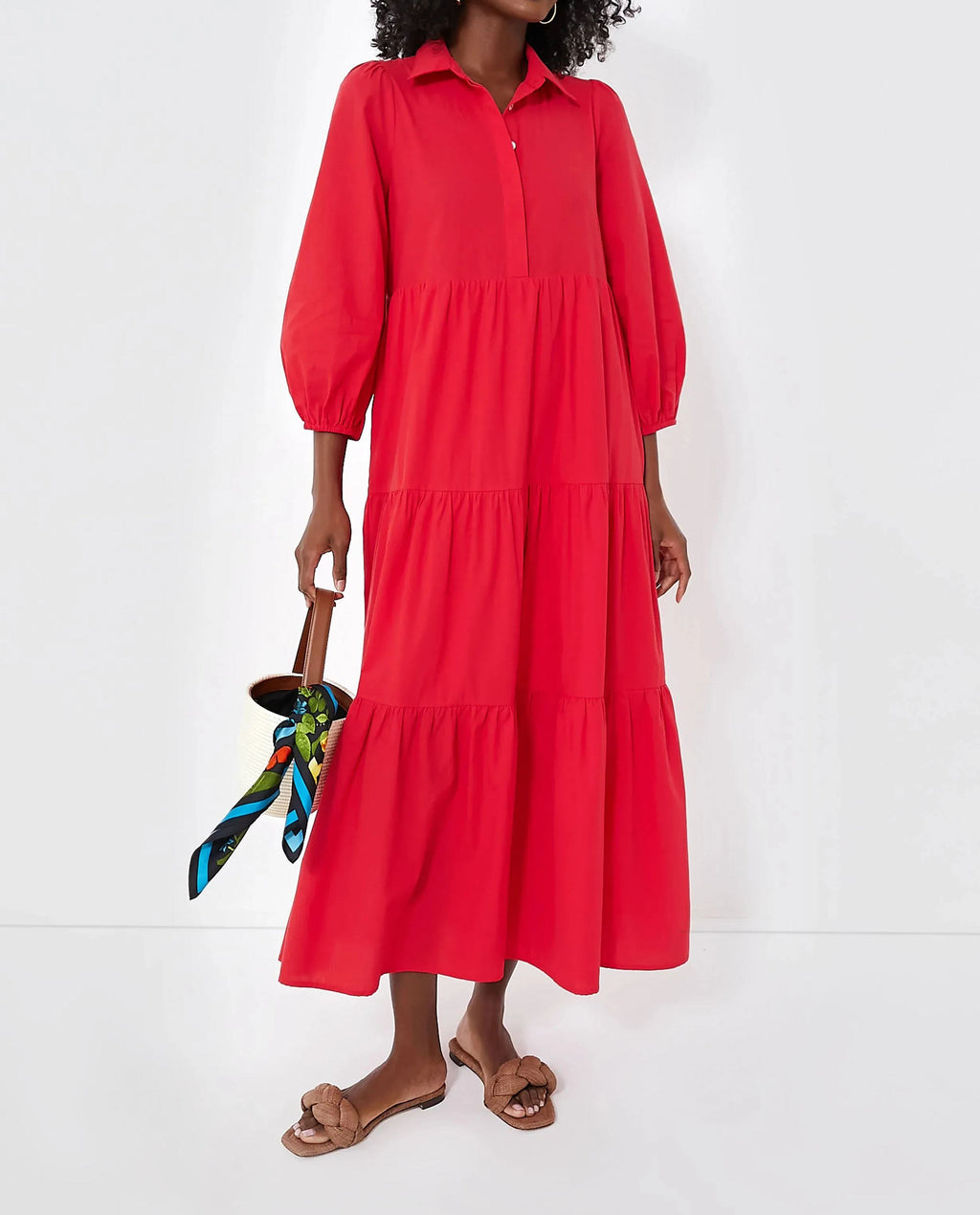 Sandstone Tiered Maxi Dress