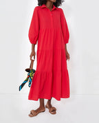 Sandstone Tiered Maxi Dress