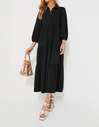 Sandstone Tiered Maxi Dress