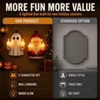 🎅 Santa 👻 Ghost Glowing Night Light 🔥 Now 50% OFF