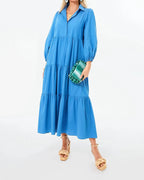Sandstone Tiered Maxi Dress