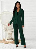 Women's Two-Piece Blazer & Suit Pants