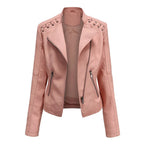 Women's Slim Fit Leather Jacket/Coat