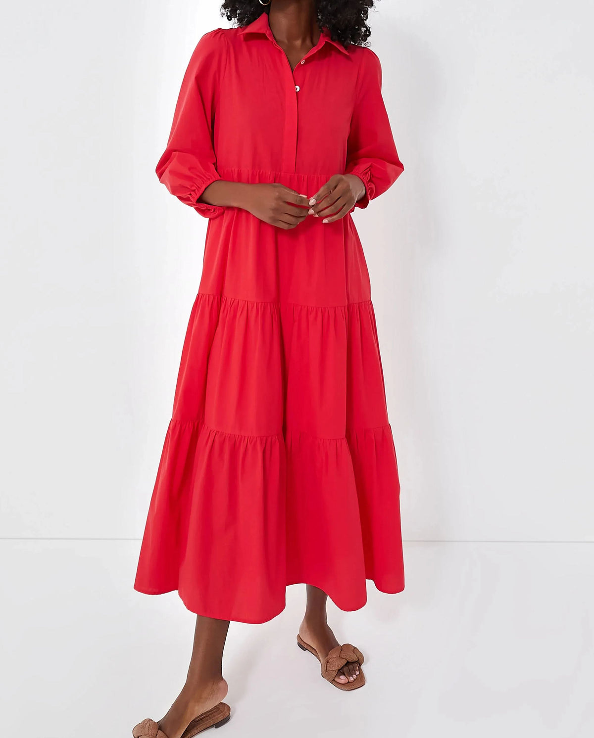 Sandstone Tiered Maxi Dress