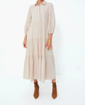 Sandstone Tiered Maxi Dress