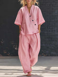 The Breeze Set – Cotton Linen Two-Piece Set