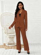 Women's Two-Piece Blazer & Suit Pants