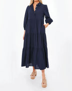 Sandstone Tiered Maxi Dress