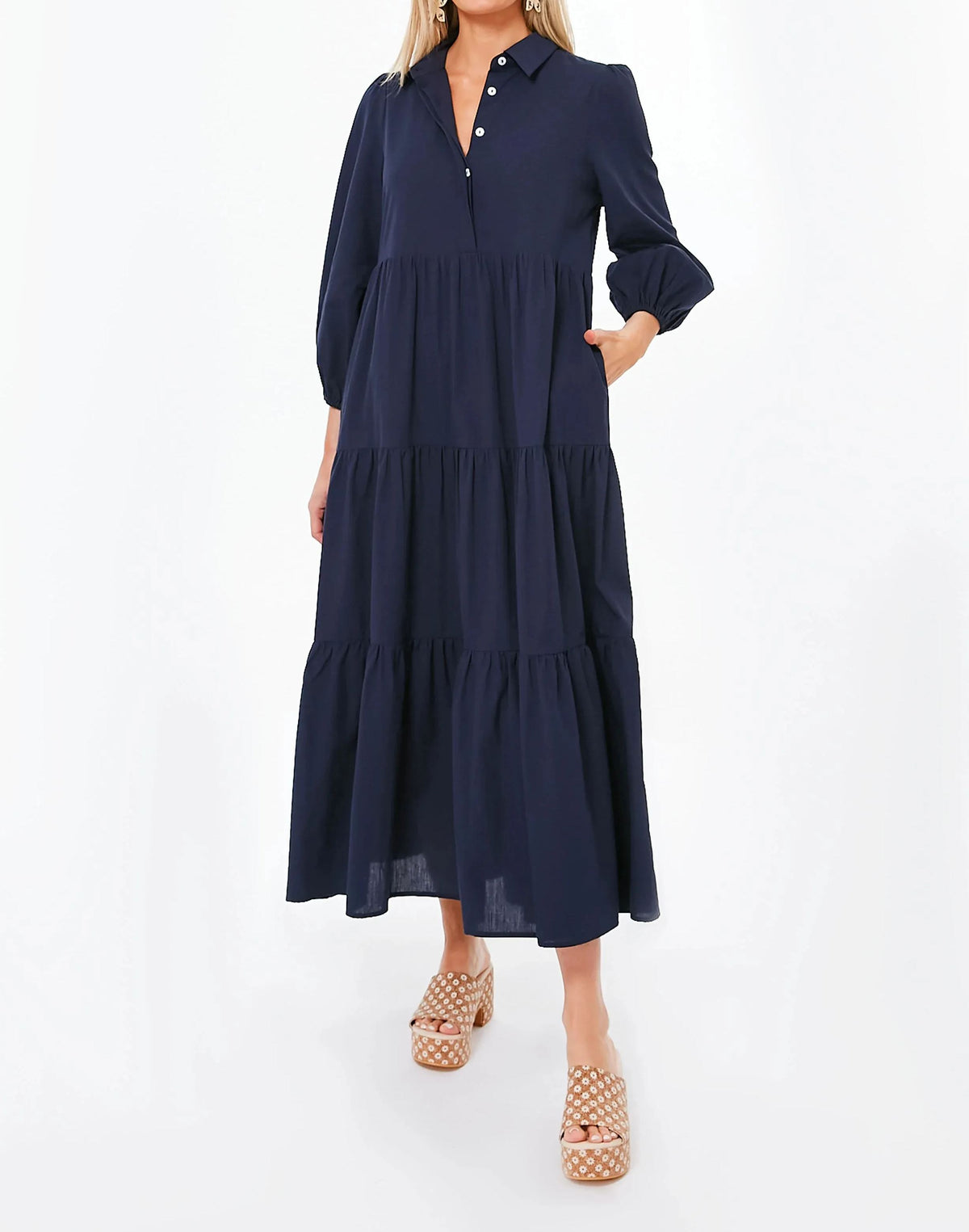 Sandstone Tiered Maxi Dress
